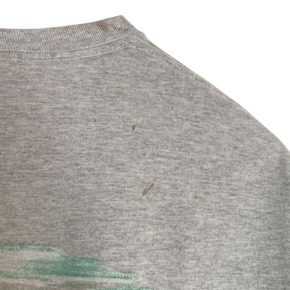 Liberty Graphics Maine Books T Shirt Large L Double Sided Miss Rumphius Burt Dow - Picture 7 of 9